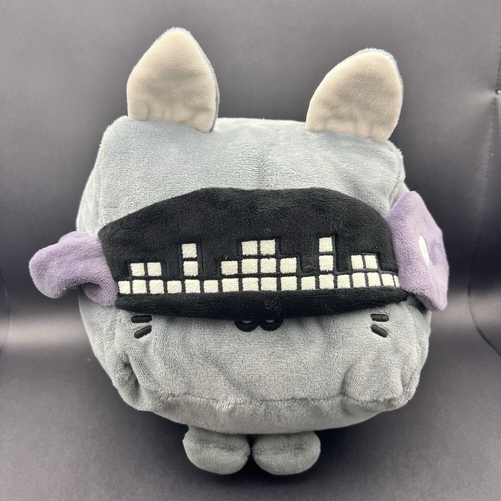 Pet Simulator X Techno Cat with Visor Headphones Stuffed Plush No Code